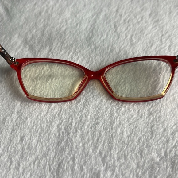 Lafont Women’s EyeGlasses - Frames Only Brillante 6060 51 Red, Brown Eye Glasses - Picture 5 of 16